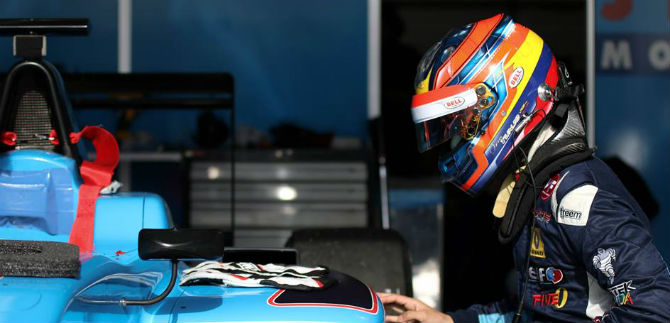 El cale�o �scar Tunjo, record en la GP3 Series en el Circuito de Barcelona