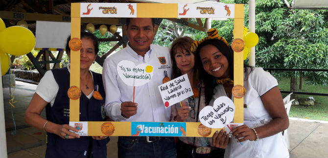 Cali cumpli� exitosamente con la Semana de Vacunaci�n de las Am�ricas 2016