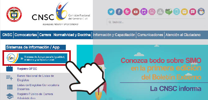 SIMO, aplicativo al servicio de quienes sue�an un empleo p�blico
