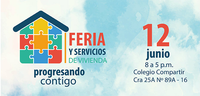 Este domingo 12 de junio, primera Feria de Vivienda para estratos 1 y 2