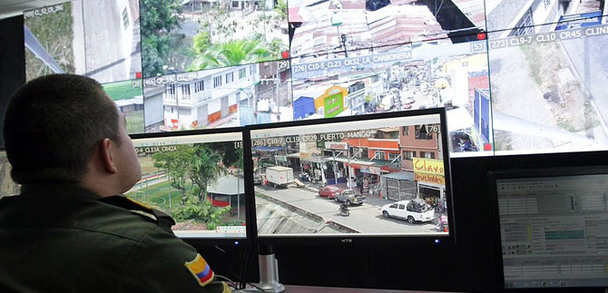 Cali tendr� cobertura total con 1450 c�maras de video vigilancia