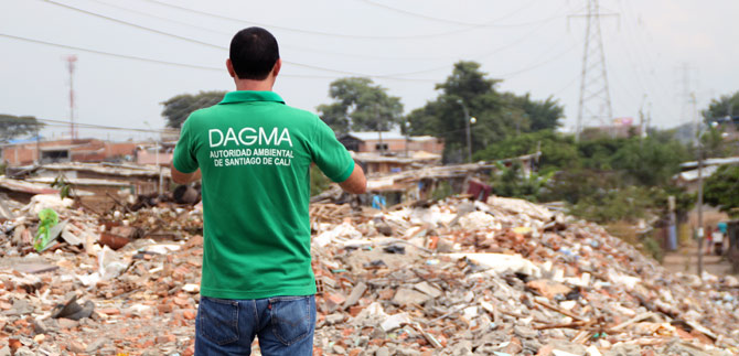 Dagma realiz� cierre oficial de la escombrera provisional de la 50