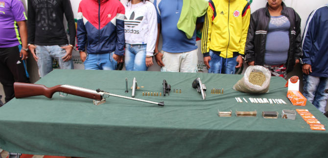 Autoridades contin�an golpeando a estructuras delincuenciales en Cali