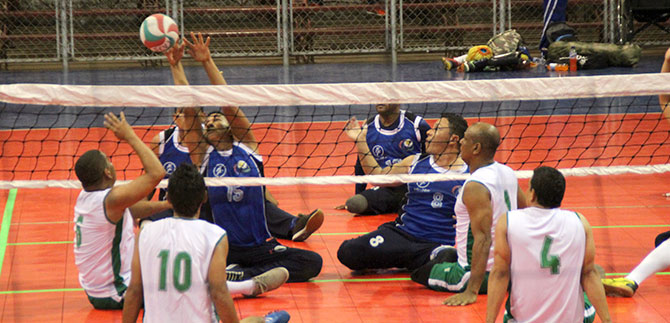 Militares se destacan  IV Copa de Voleibol Sentado