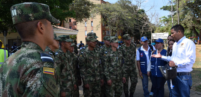 Cant�n Militar Pichincha, pionero en Colombia en la erradicaci�n del zancudo Aedes aegypti