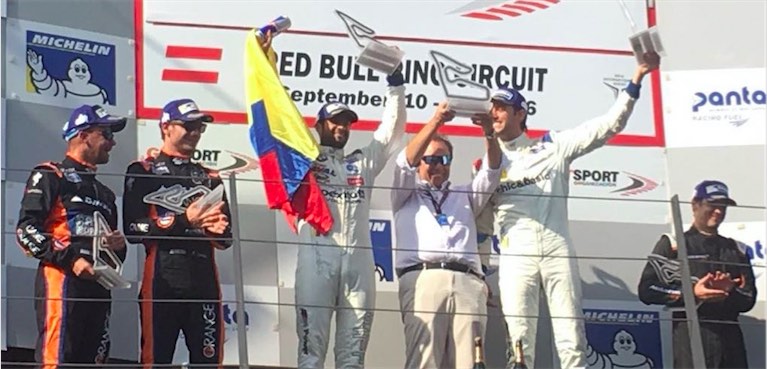 Automovilista cale�o Yacam�n, primer puesto en International GT Open