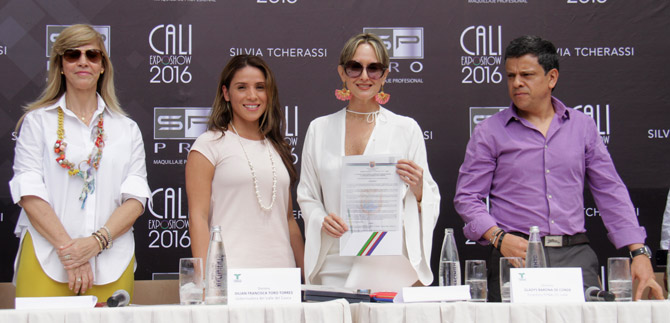 Cali declara hu�sped de honor a Silvia Tsherassi