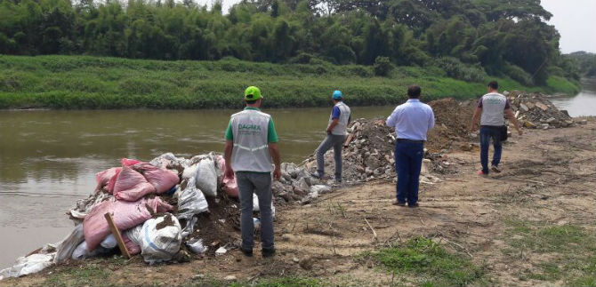 En lo corrido del a�o, 12 personas han sido judicializadas por disposici�n ilegal de escombros