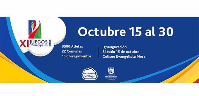 Inauguraci�n como los grandes eventos en Cali tendr�n los Juegos Municipales