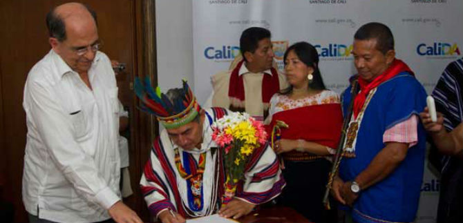 Autoridades ind�genas de Cali se posesionan este domingo