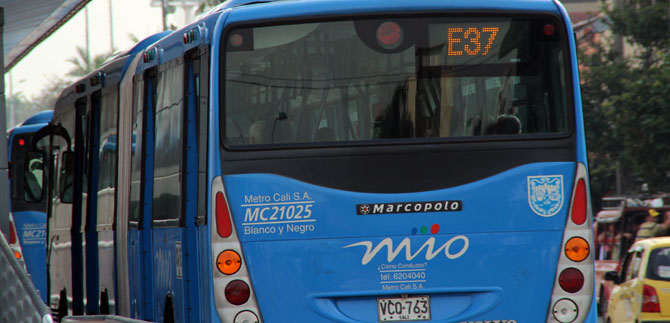 Cien mil usuarios del MIO, afectados por vandalismo a Estaci�n Univalle