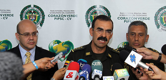Director de la Policia Nacional anuncia m�s hombres para la seguridad de Cali