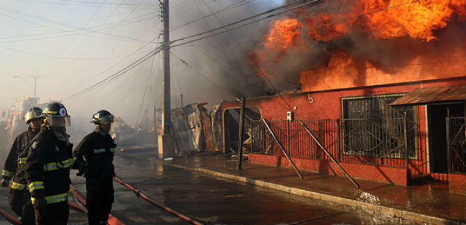 Cale�os: a prevenir incendios estructurales; ya van 46 en 22 d�as