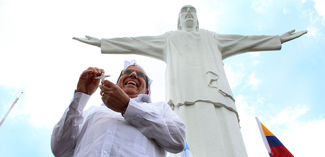 Cristo Rey qued� inmaculado, gracias a restauraci�n impulsada por la Alcald�a