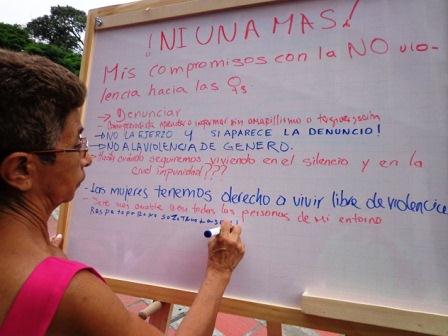 �Las mujeres estamos de luto, porque est�n matando, violando y agrediendo a otras mujeres por su condici�n femenina�