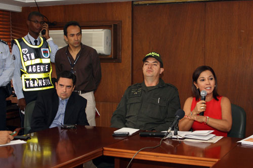 Acta de acuerdo entre la Alcaldesa encargada de Cali y transportadores