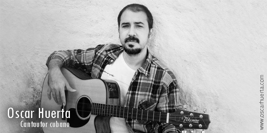 Proyecto cultural de cinco j�venes presenta al cantautor cubano �scar Huertas
