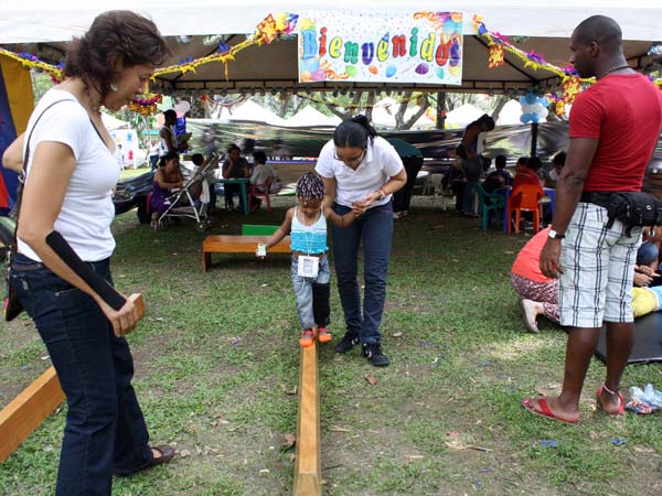 Ni�os aprendieron con juegos y actividades culturales