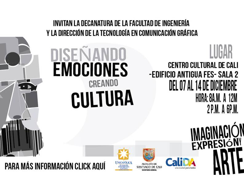 Del 7 al 14 de diciembre, se dise�ar�n emociones en el Centro Cultural de Cali
