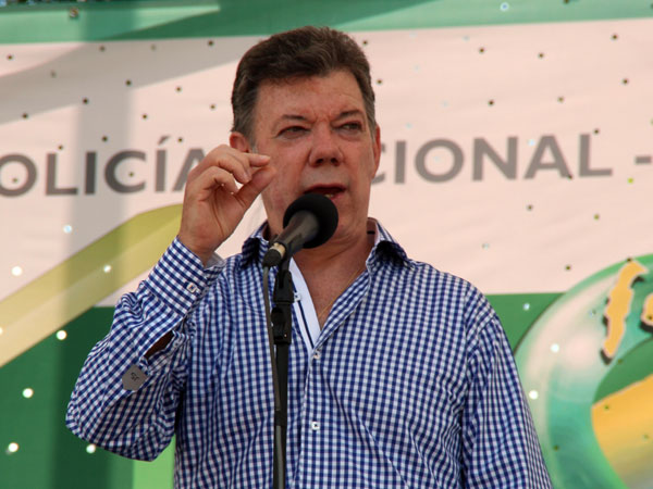 El presidente Santos reconoce acciones de Cali contra la delincuencia