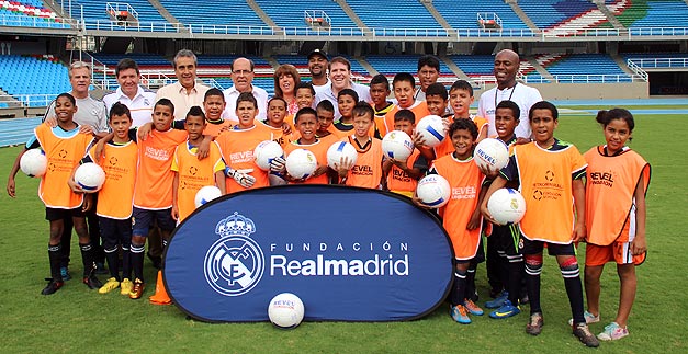 Ni�os cale�os se educan y entrenan bajo la filosof�a del Real Madrid