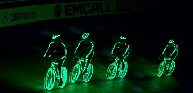 Entusiasmo y admiraci�n por Cali se sintieron en primer d�a del Mundial de Pista