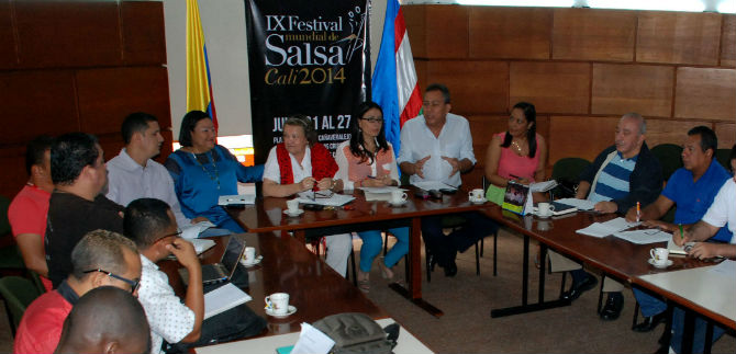 Se instal� comit� conceptual del IX Festival Mundial de Salsa 2014