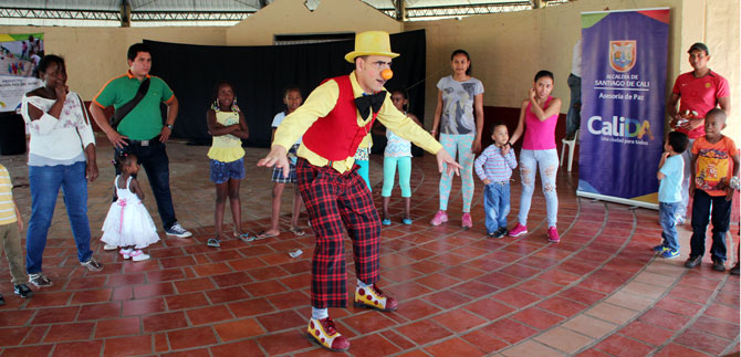 Ni�os del programa M�s Familias en Acci�n celebraron su d�a