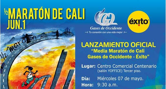 Este mi�rcoles se presenta la media marat�n de Cali