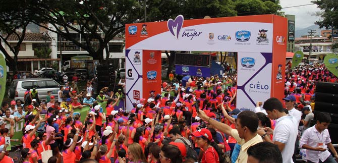Carrera de la mujer super� expectativas de participaci�n