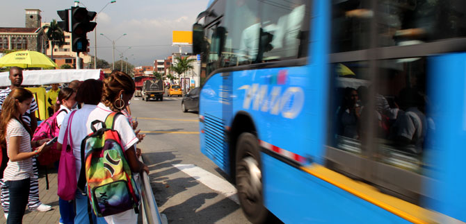 Cuatro rutas del MIO fueron suspendidas temporalmente, en la tarde de este lunes