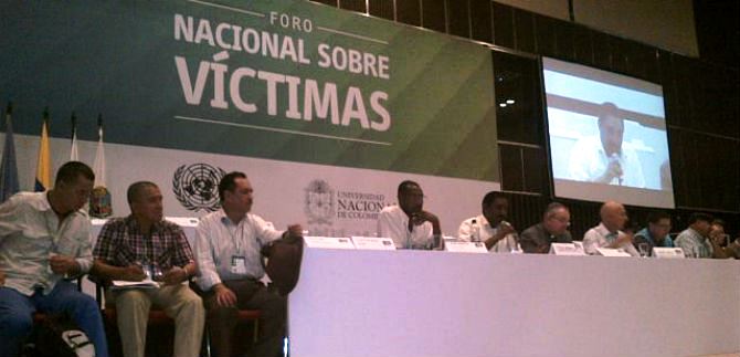 Cali fue cuna de propuestas de paz en Foro Nacional de V�ctimas