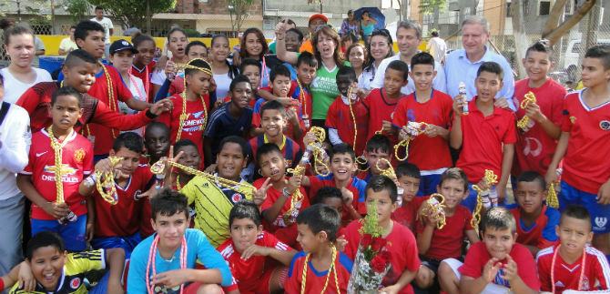 Delegados de la IAAF destacan campa�a social del Mundial de Atletismo de Menores