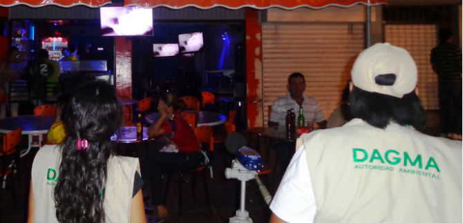 Dagma le pone fin a ruido emitido desde una terraza de hotel en Juanamb�