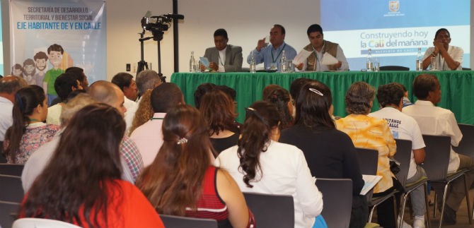 Municipio construye pol�tica p�blica para habitantes de la calle