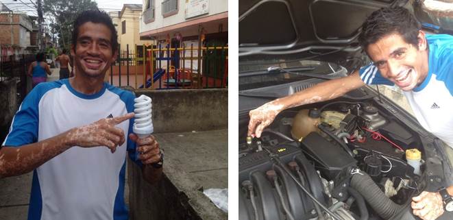 Emcali quiere conocer el trabajo de energ�a alternativa del inventor cale�o Wisner Osorio