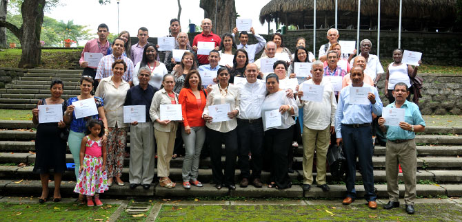 Se graduaron 44 jueces de paz en conciliaci�n, en la Universidad San Buenaventura