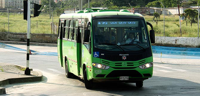Metrocali destinar� 20 buses para la ruta a Pance, este fin de semana