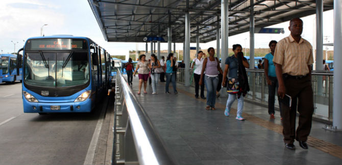 MIO rinde cuentas sobre la operaci�n, en la estaci�n Andr�s San�n