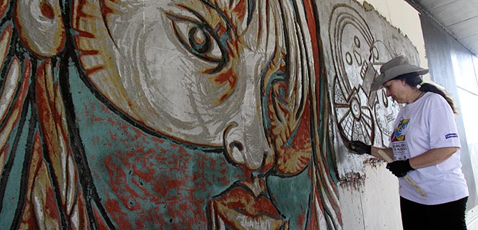 Museo de Muralismo entrega pabellones en la comuna 20, este martes