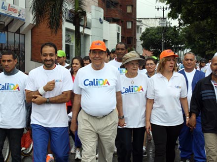 El Alcalde, en forma y con resistencia