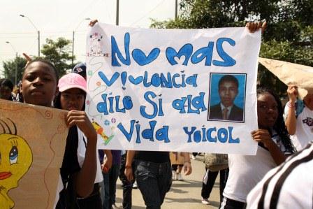 En silencio, la Comuna 13 rechaz� la violencia y la intolerancia
