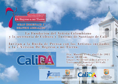 Rueda de prensa: El regreso a su tierra de cuatro cantantes l�ricos colombianos y homenaje a Beatriz Arellano