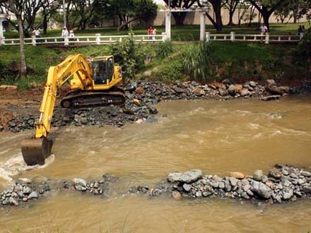 El Dagma presentar� avance de obras de prevenci�n y mitigaci�n de riesgos en el r�o Cali