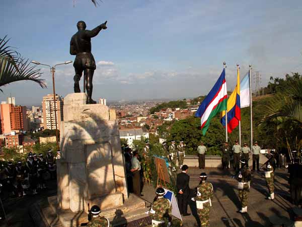 Sebasti�n de Belalc�zar fue testigo de ceremonia por conmemoraci�n de la fundaci�n de Cali
