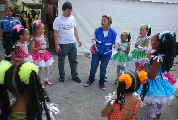 Los ni�os pusieron ejemplo en �El Mundialito� de salsa