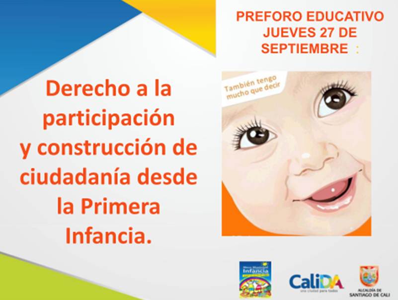 Construir ciudadan�a desde la primera infancia, eje central de preforo educativo de este jueves