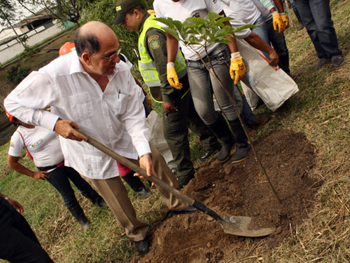 Comenz� el Plant�n verde por Cali, en el norte de la ciudad