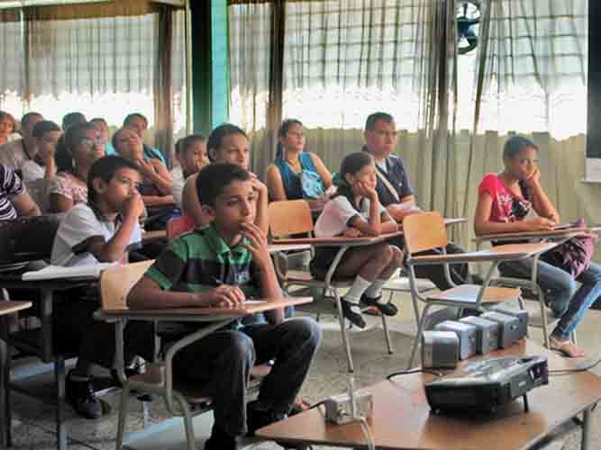 Asesor�a de Participaci�n Ciudadana, en proyecto contra la deserci�n escolar