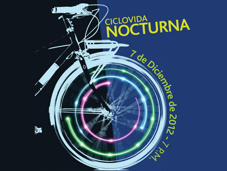 Cicloruta nocturna 7 de diciembre 7pm - d�a de las velitas